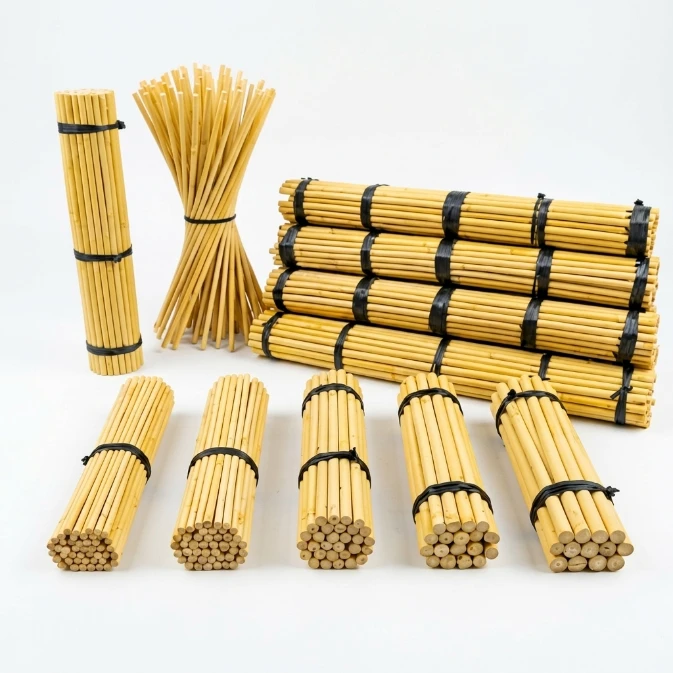 Rattan Sticks and Percussion Mallet Shafts for Timpani and Drums